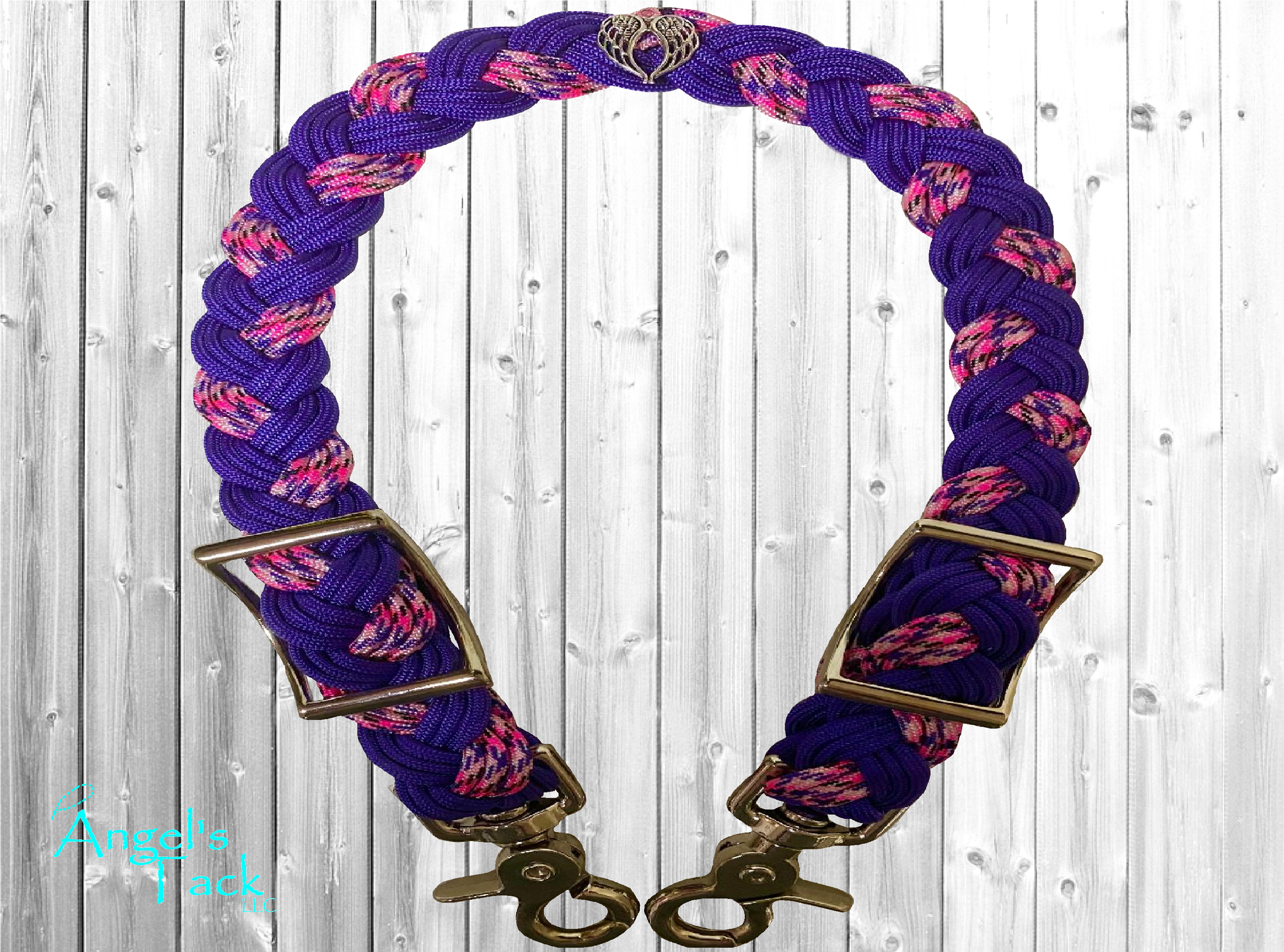 Hot pink and purple wither strap
