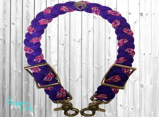 Hot pink and purple wither strap