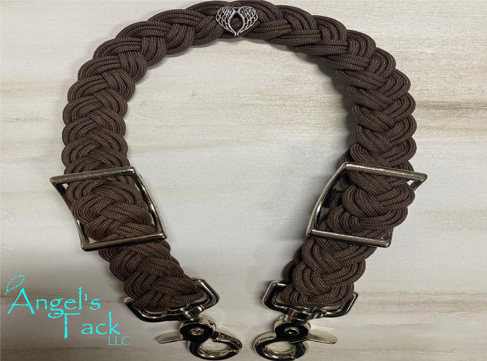 Brown wither strap