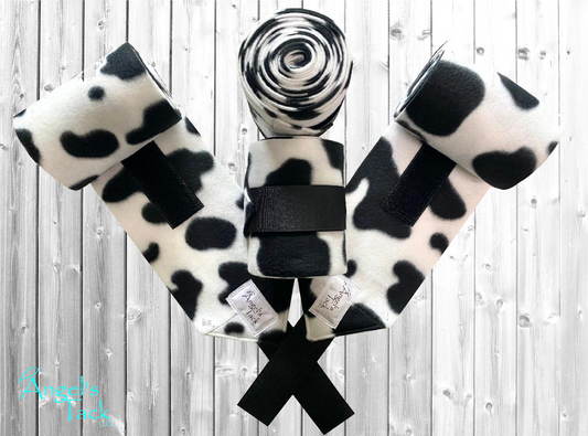Cow print polo wraps