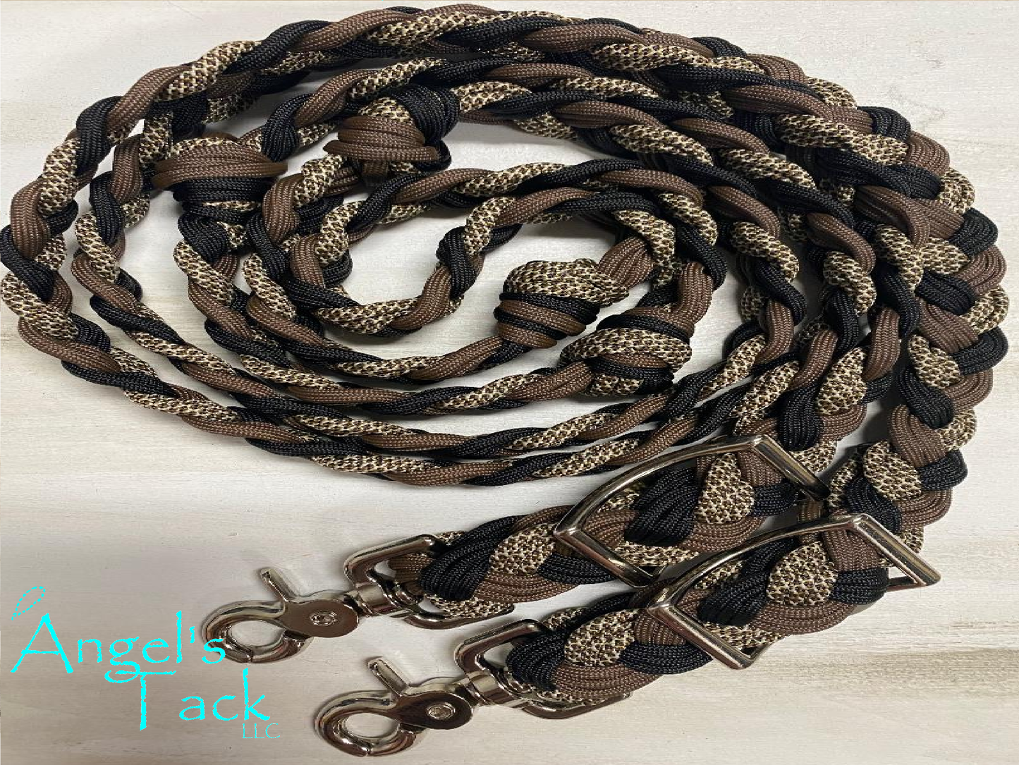 Leopard barrel reins