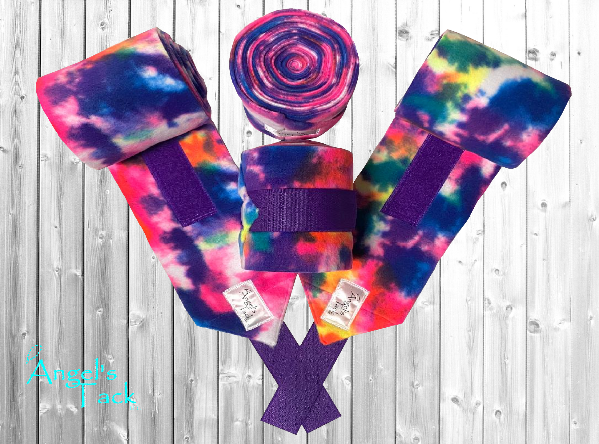 Tie dye polo wraps