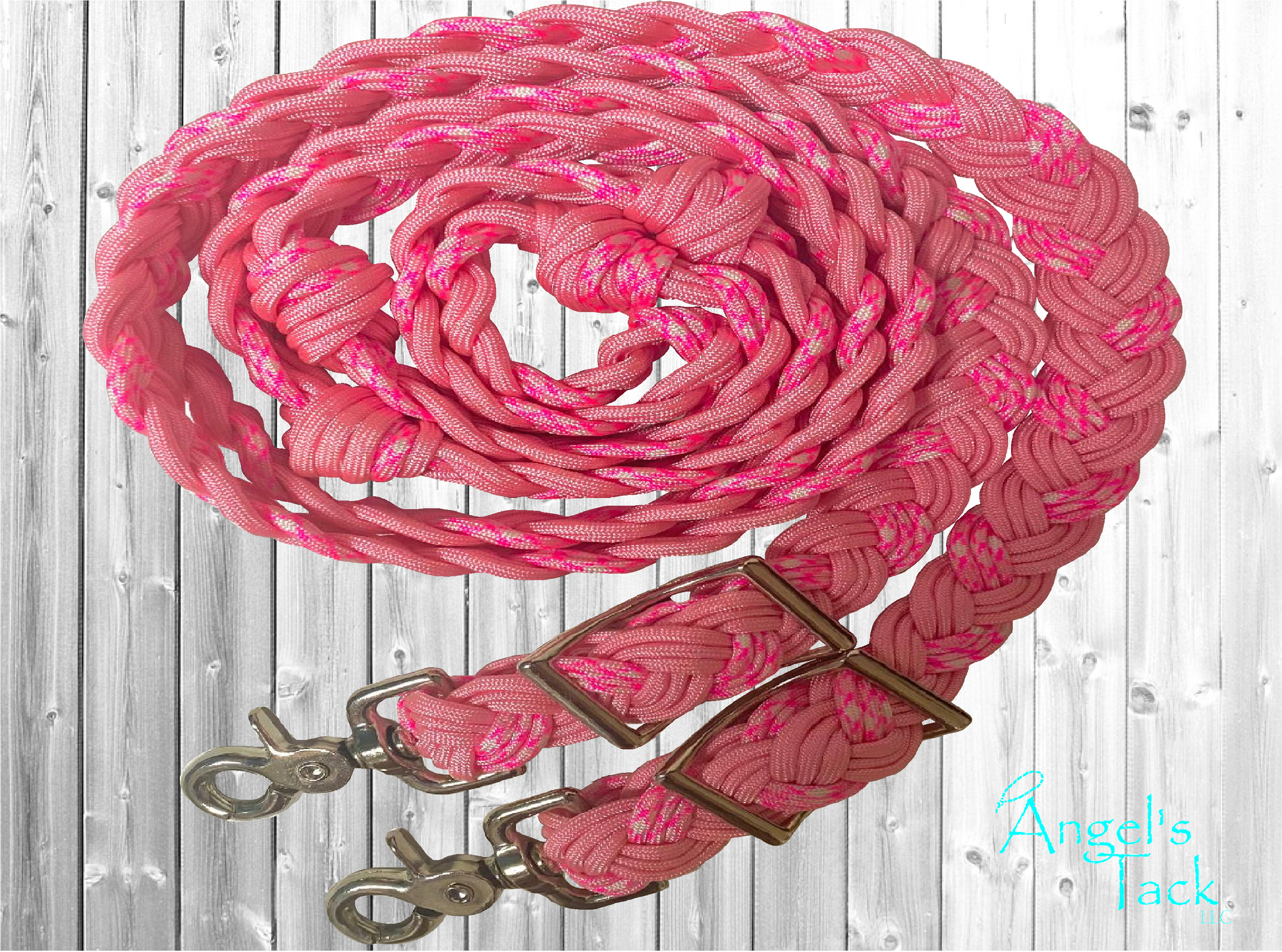 Pink barrel reins