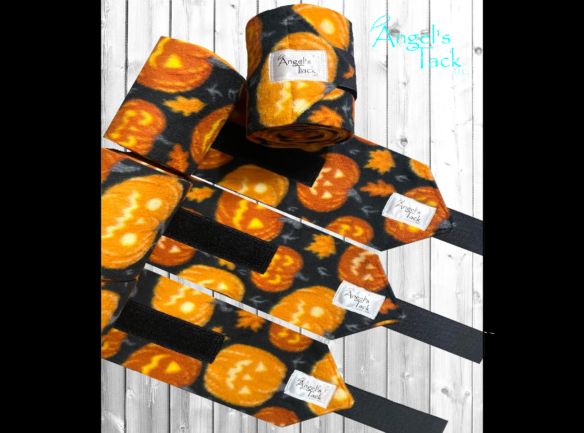 Pumpkin polo wraps, unrolled