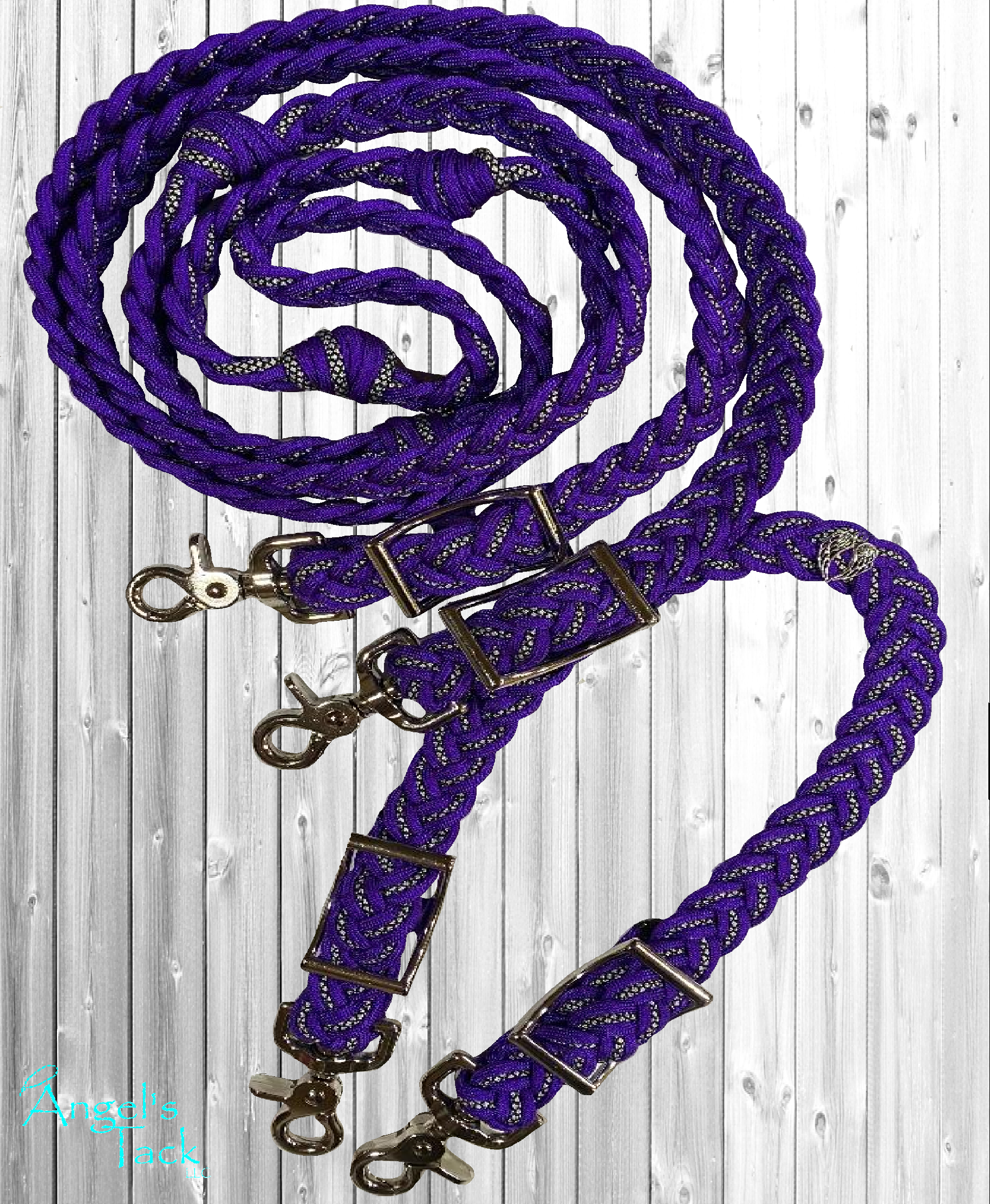 Purple diamond tack set, vertical