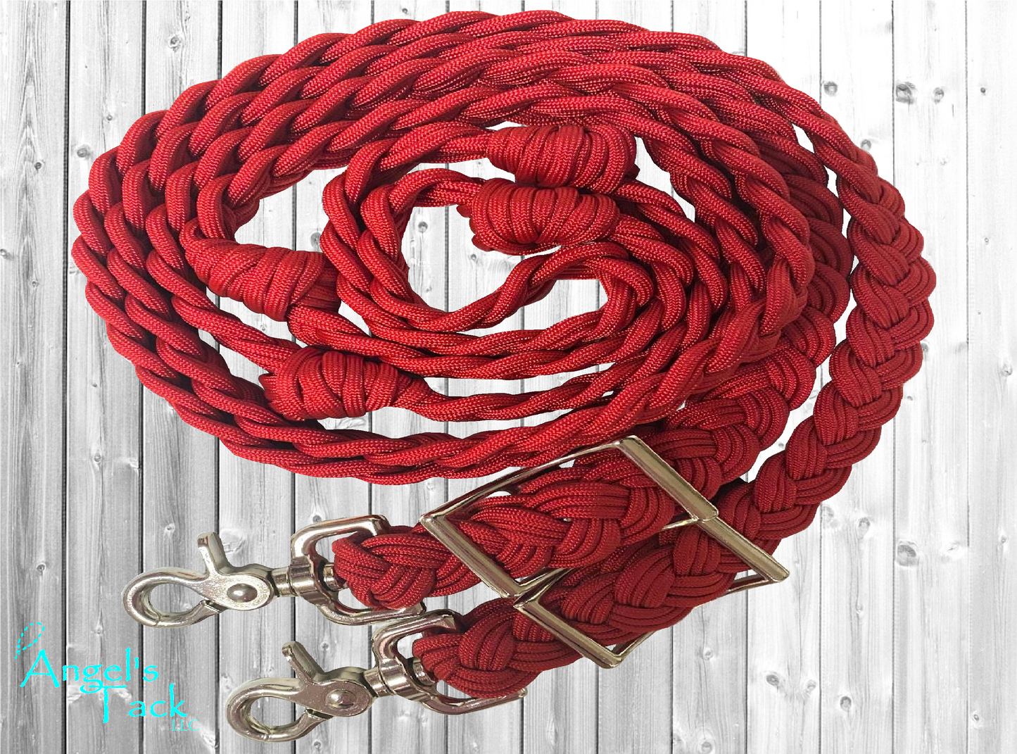 Red barrel reins