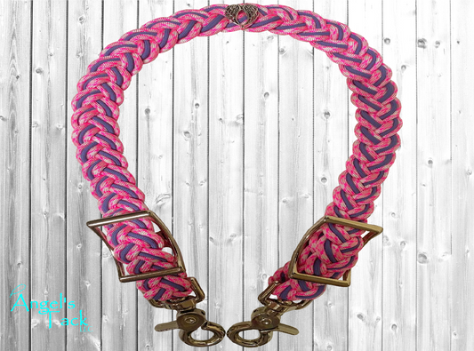 Hot pink and purple wither strap