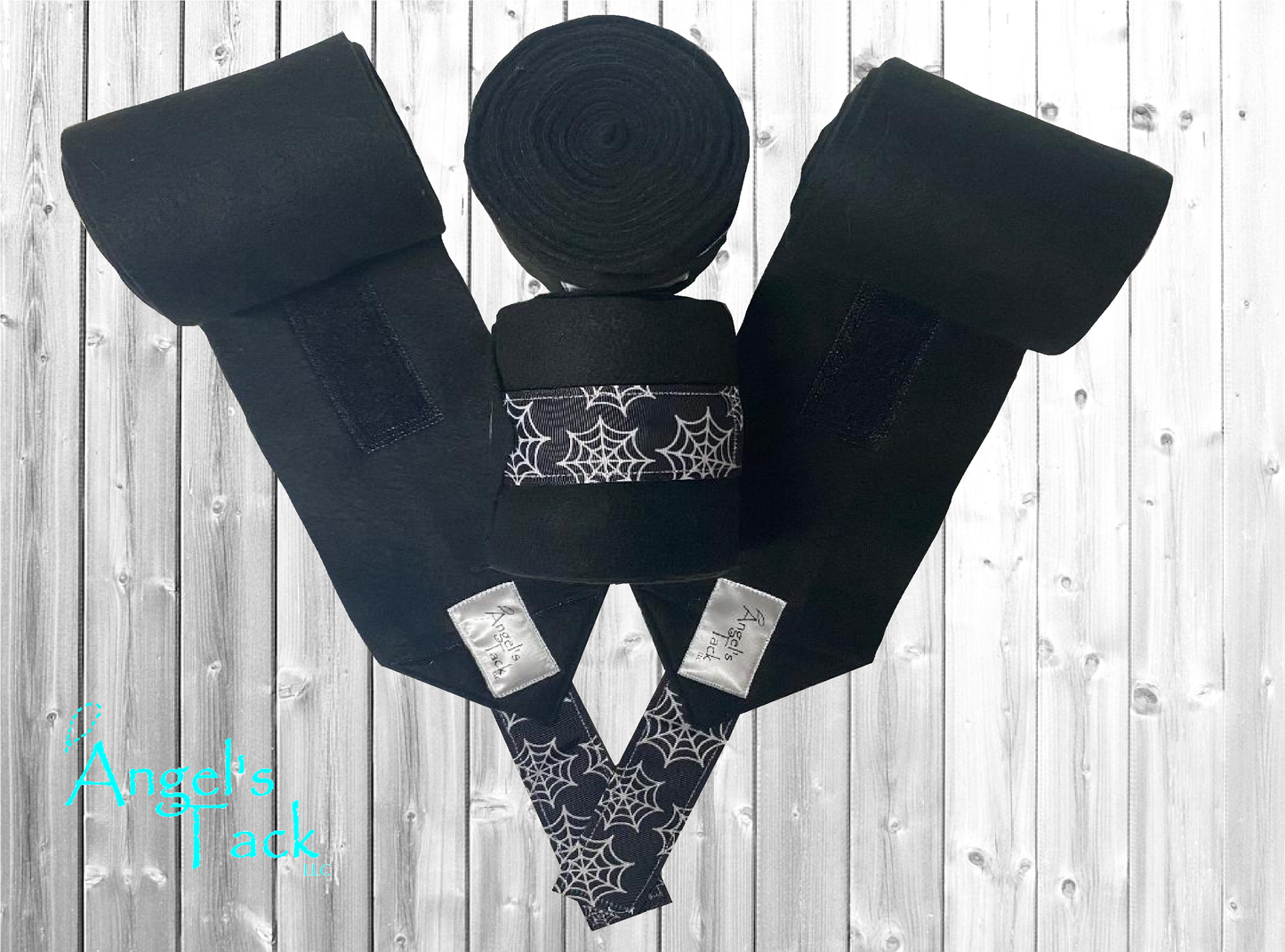 Spider web polo wraps