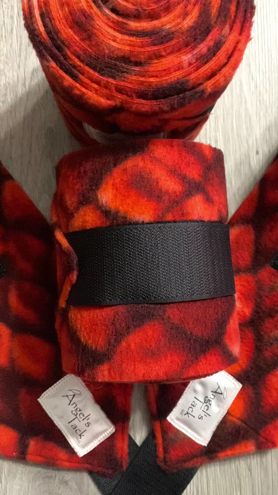 Red dragon scale polo wraps video