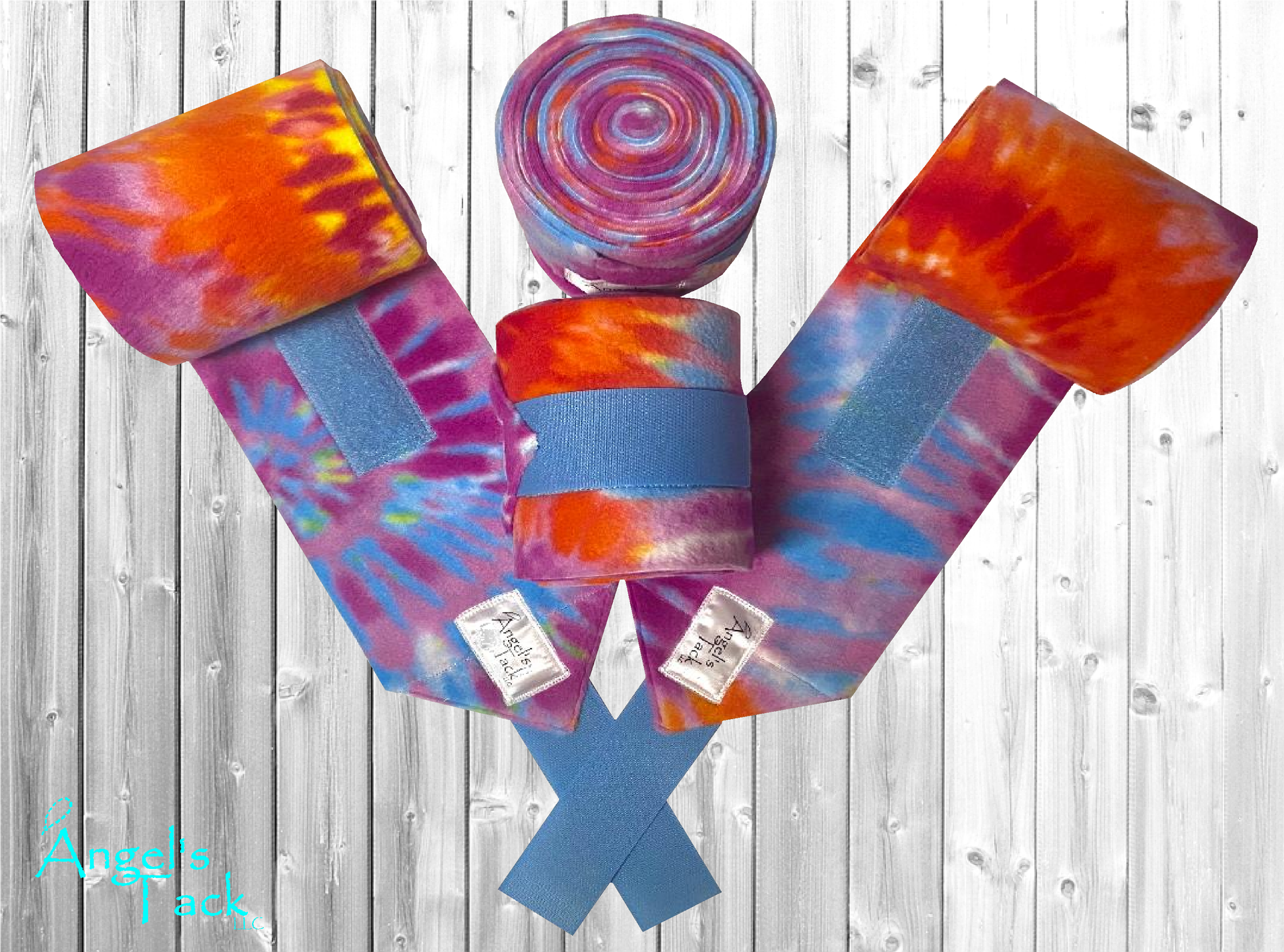 Tie dye polo wraps