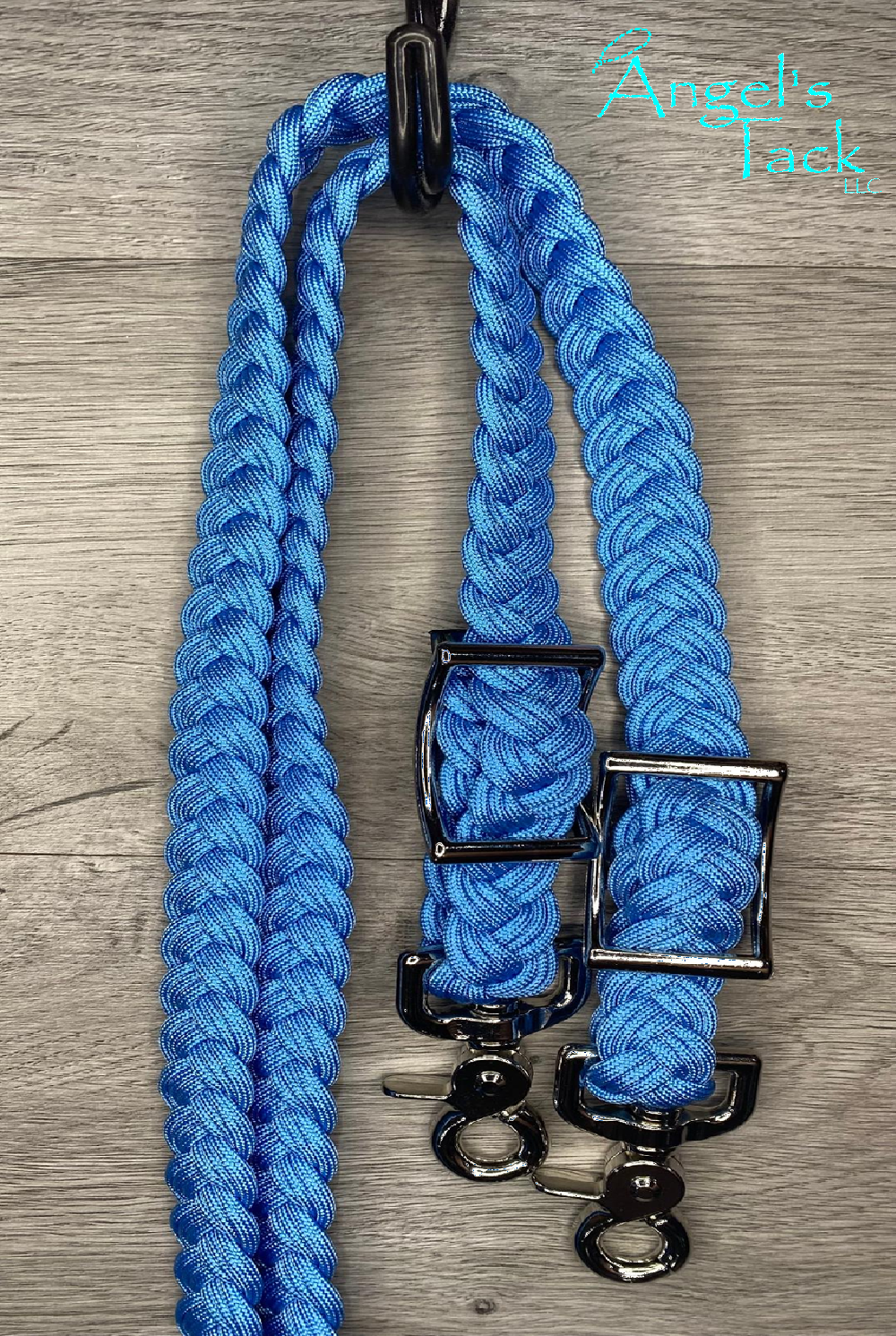 Baby Blue Barrel Reins