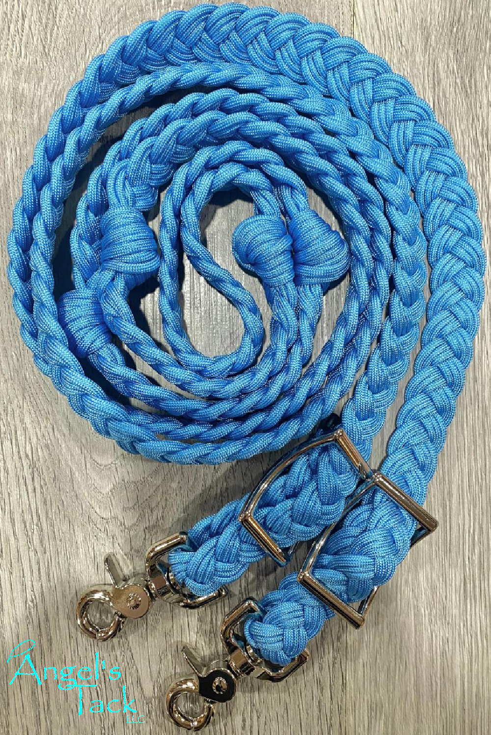 Baby Blue Barrel Reins