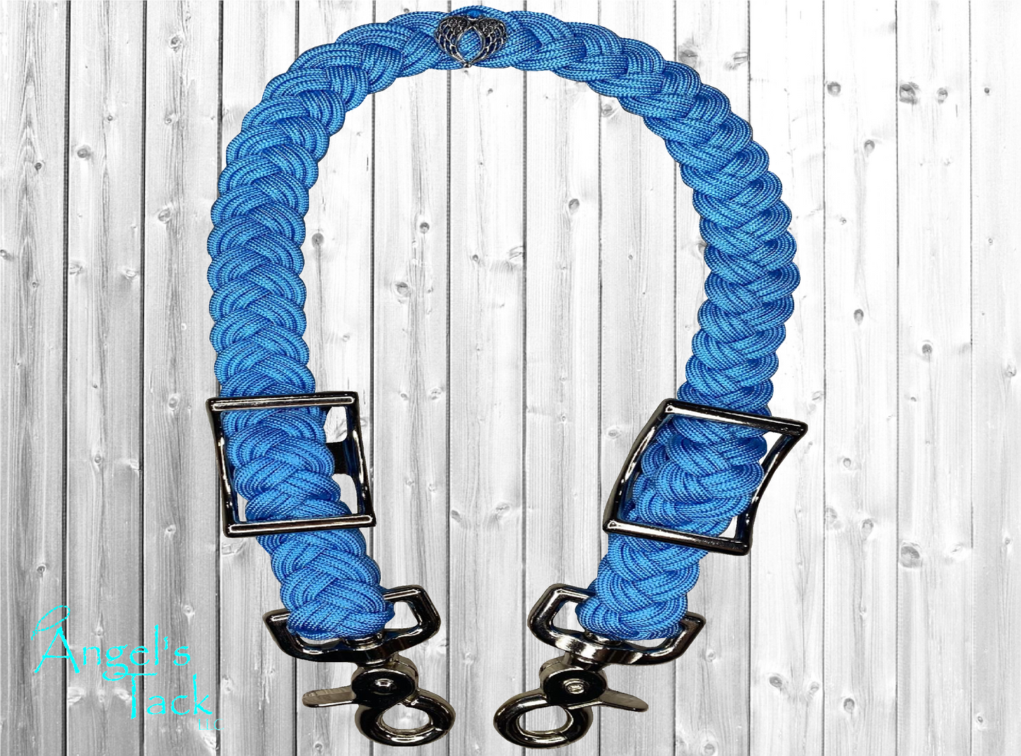 Baby Blue Barrel Reins