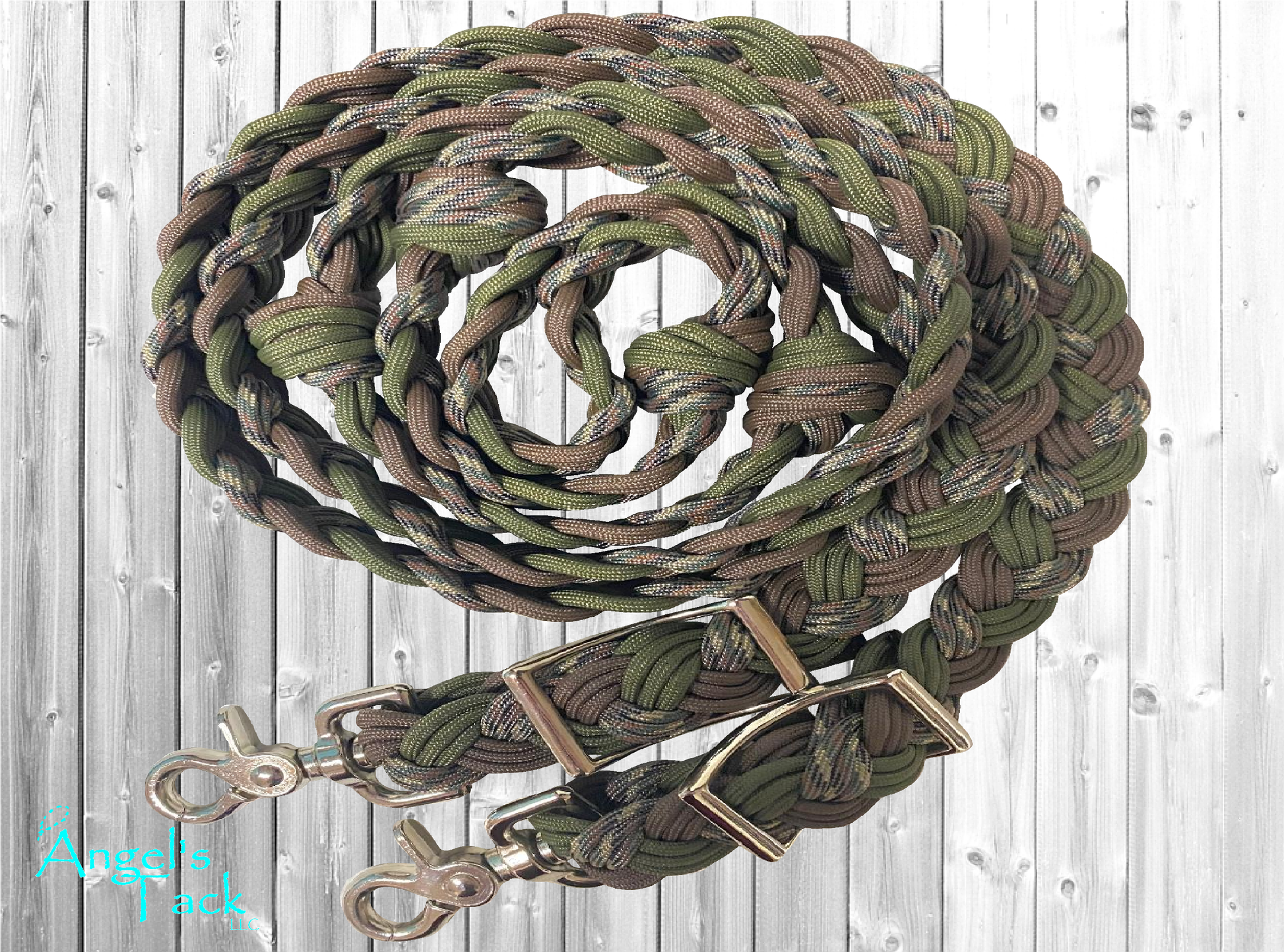 Camo barrel reins