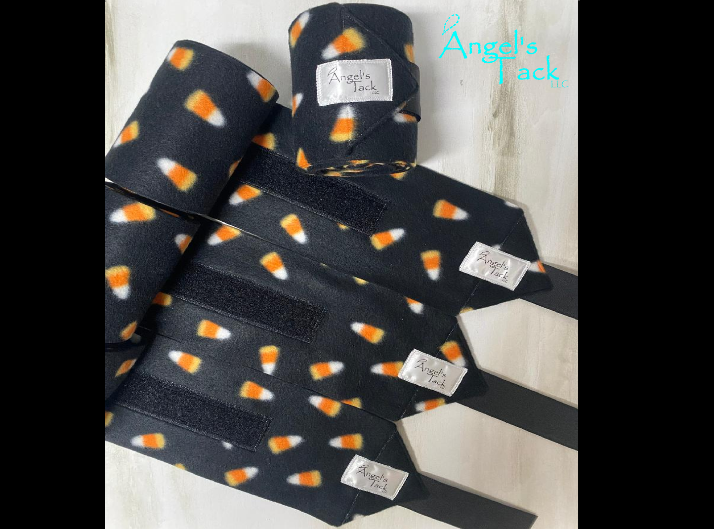 Candy corn polo wraps, unrolled