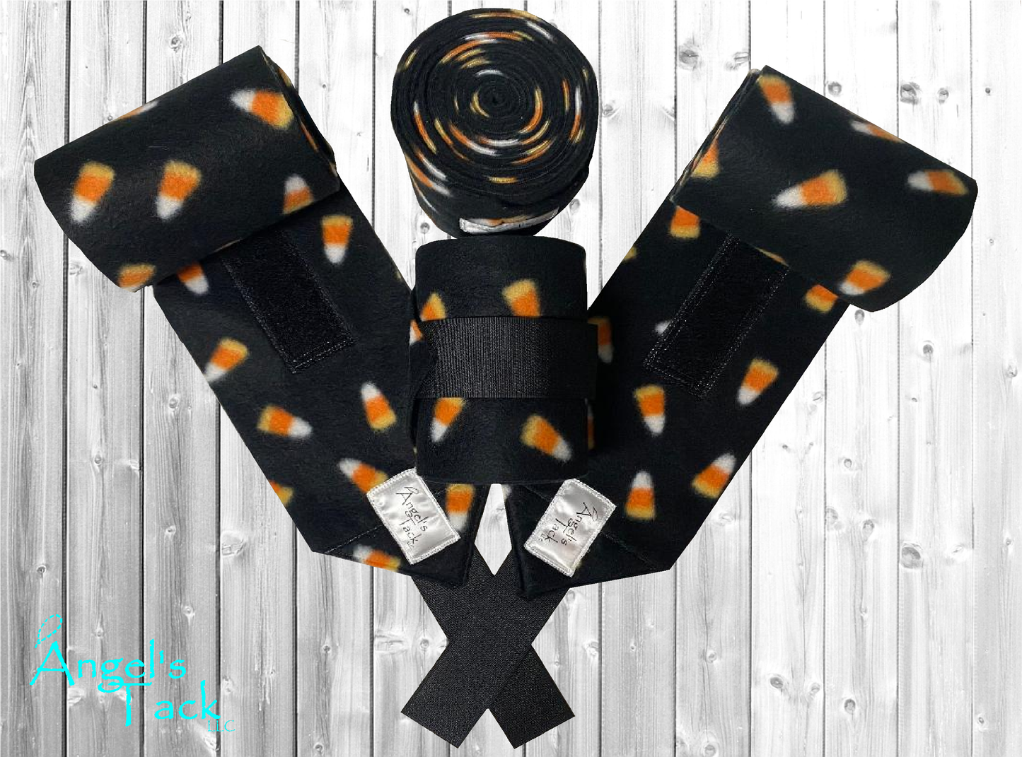 Candy corn polo wraps
