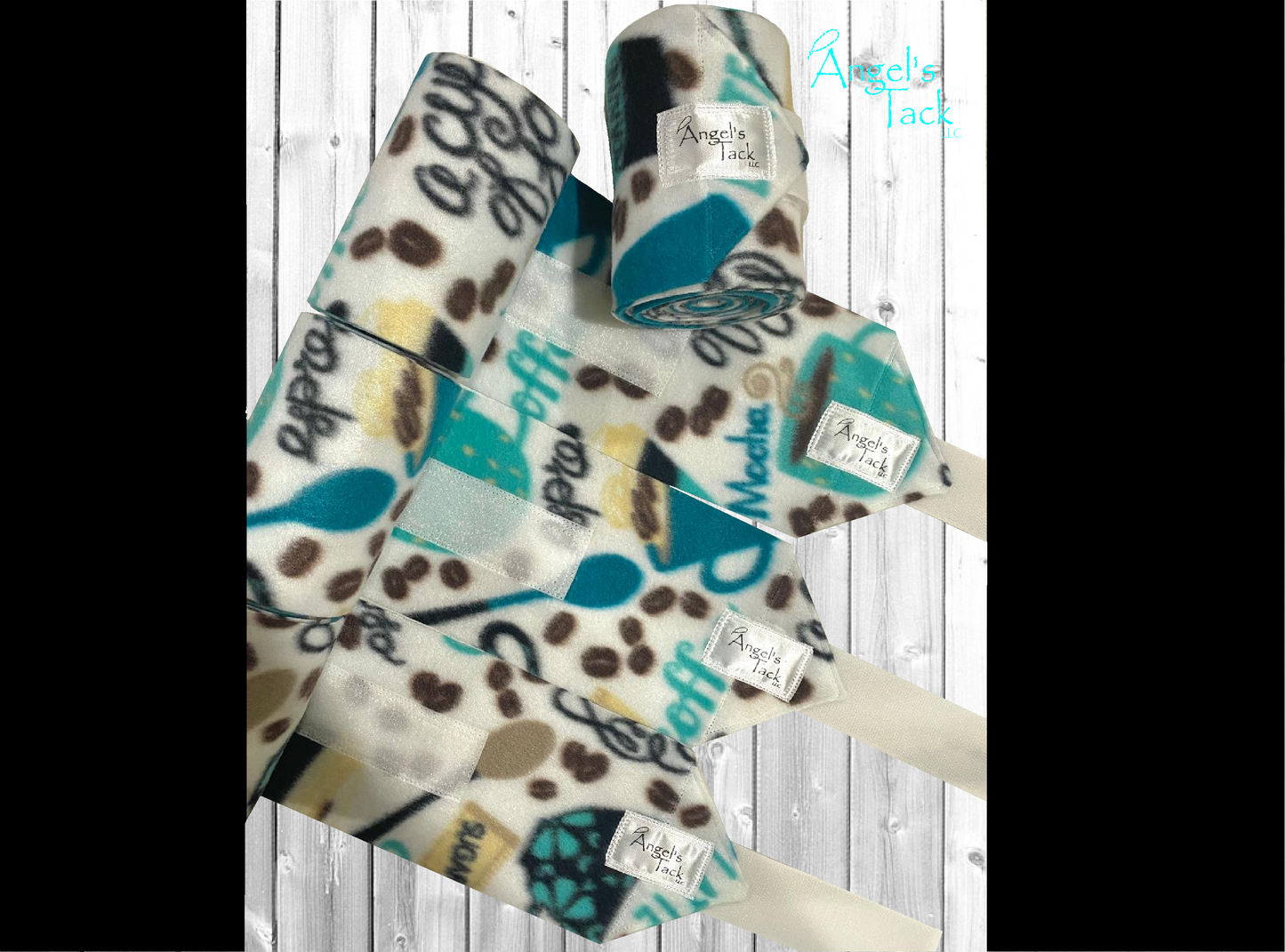 Coffee polo wraps, unrolled