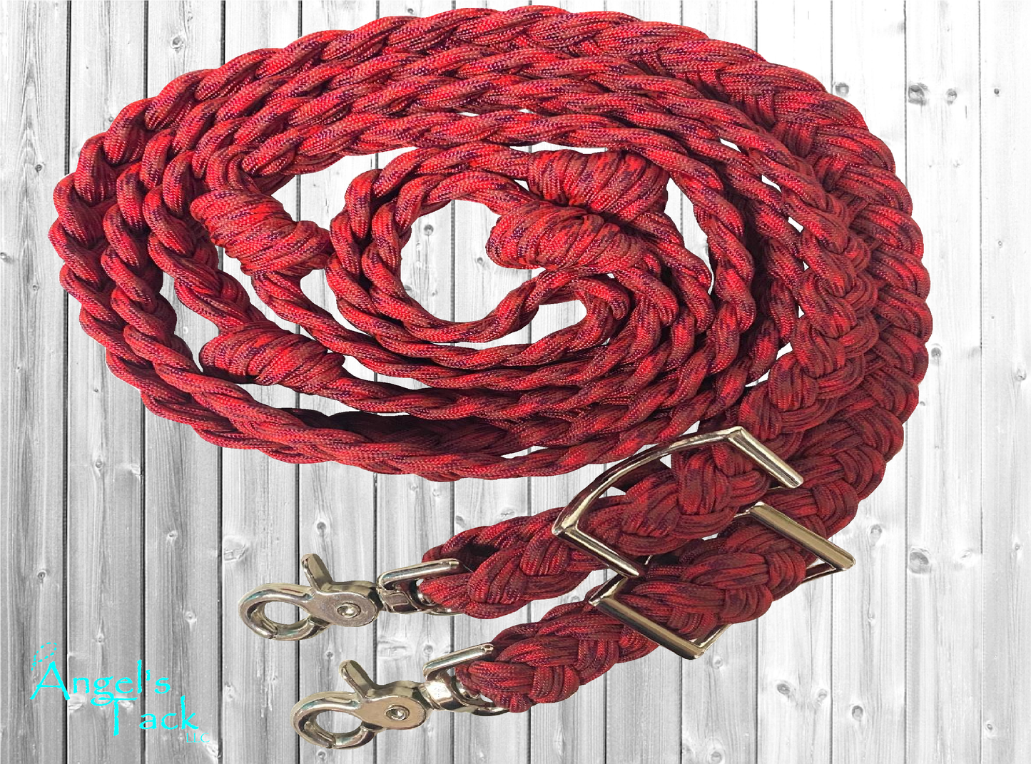 Red barrel reins