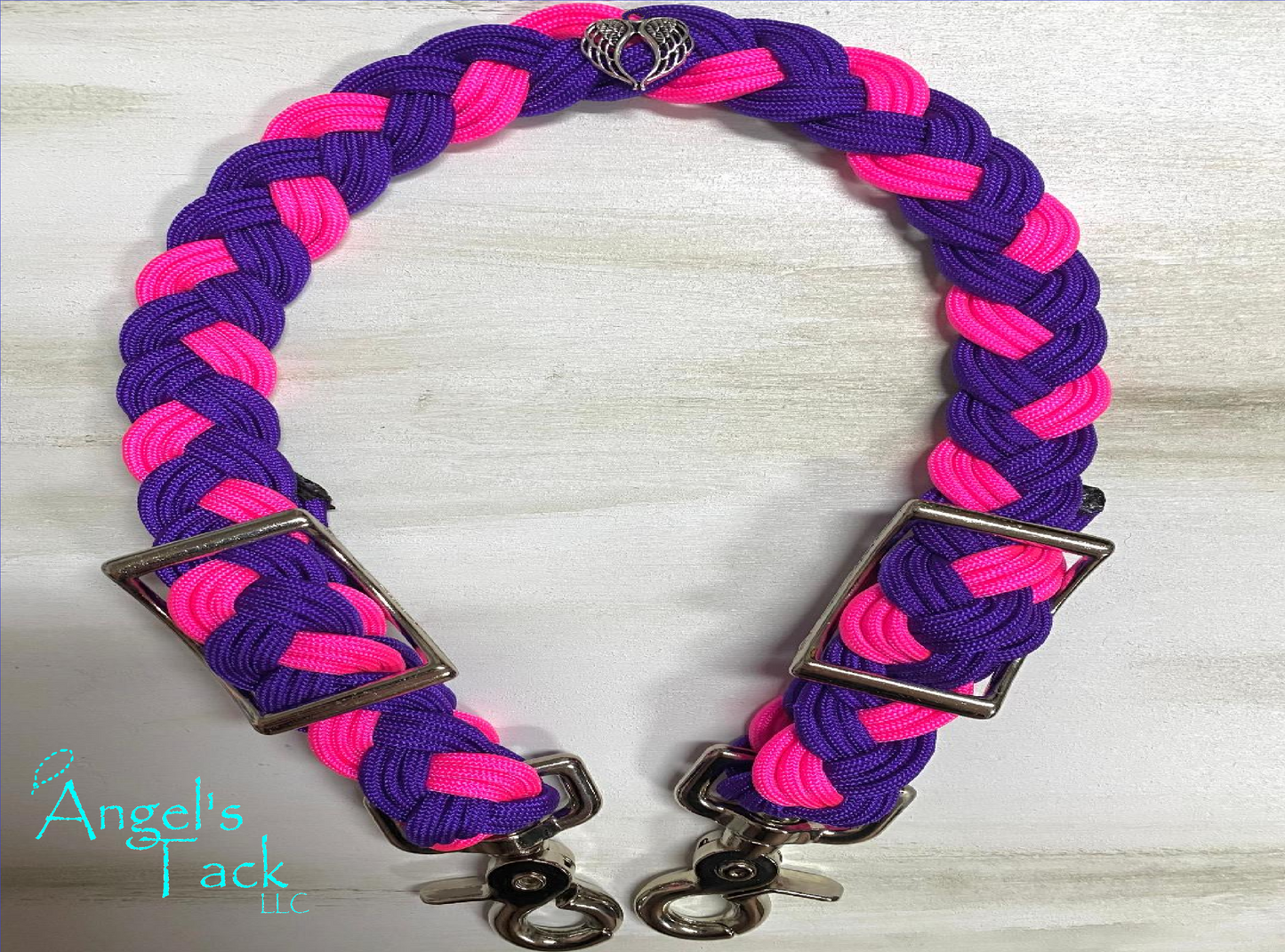 Hot pink and purple wither strap