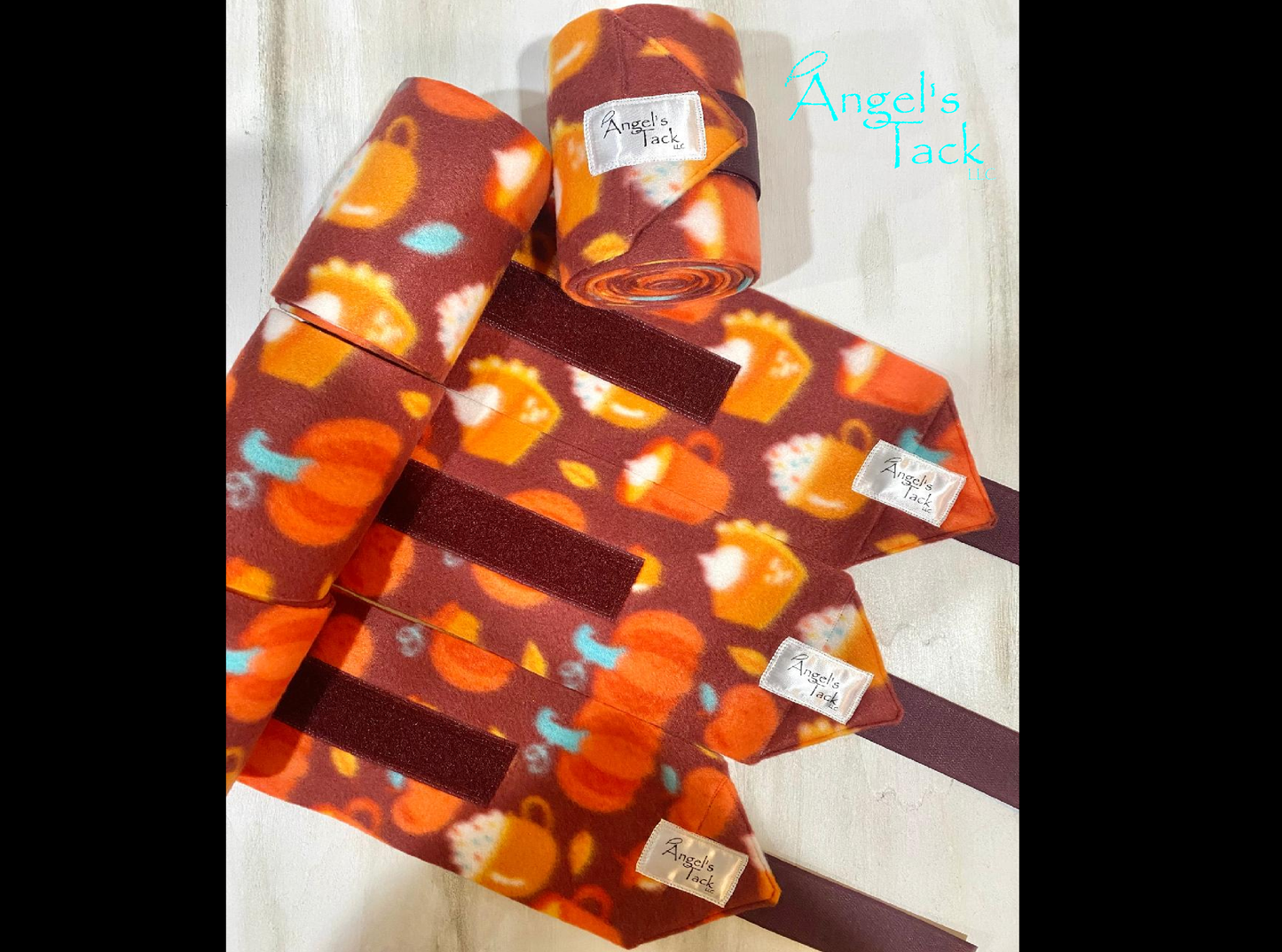 Fall polo wraps, unrolled