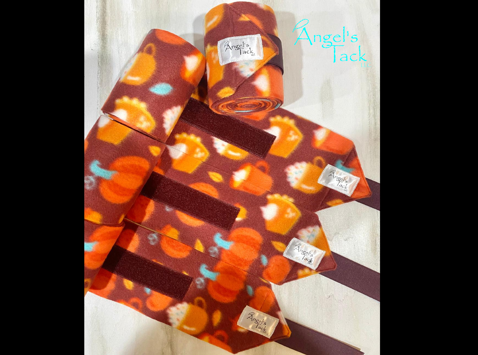 Fall polo wraps, unrolled