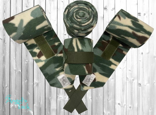 Green camo polo wraps