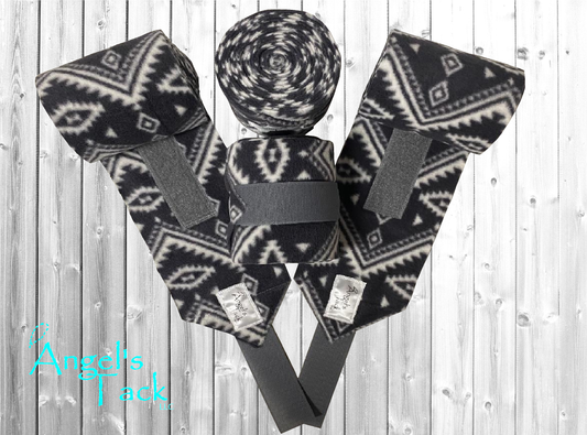 Grey Aztec polo wraps