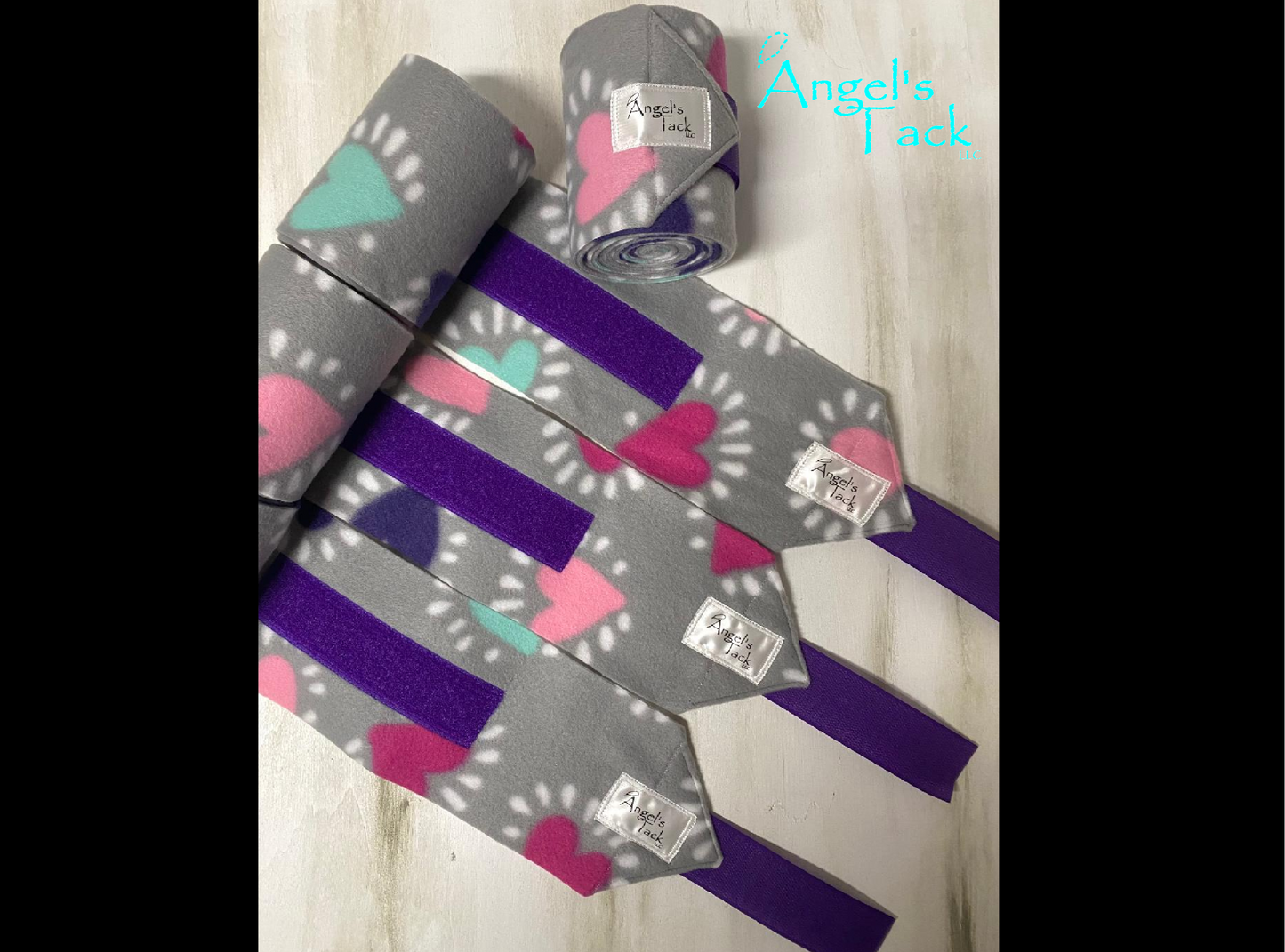 Heart polo wraps, unrolled