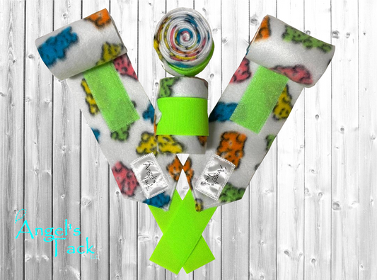 Mini gummy bear polo wraps