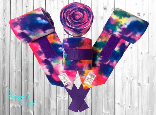 Tie dye polo wraps
