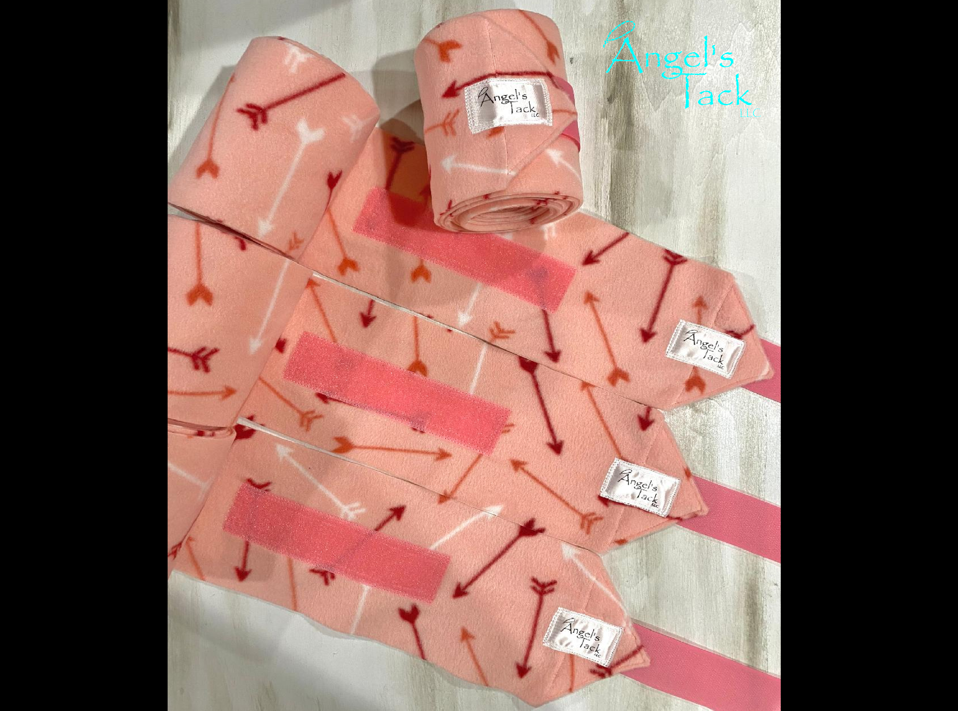 Valentine's polo wraps, unrolled