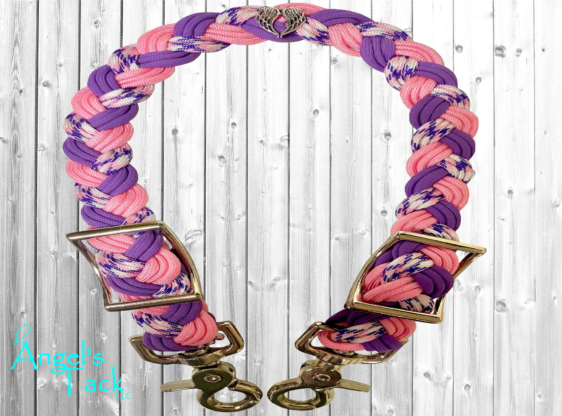 Pink and purple wither strap
