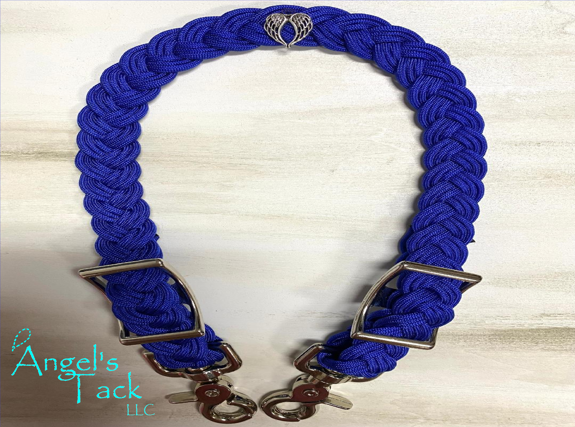 Royal blue wither strap