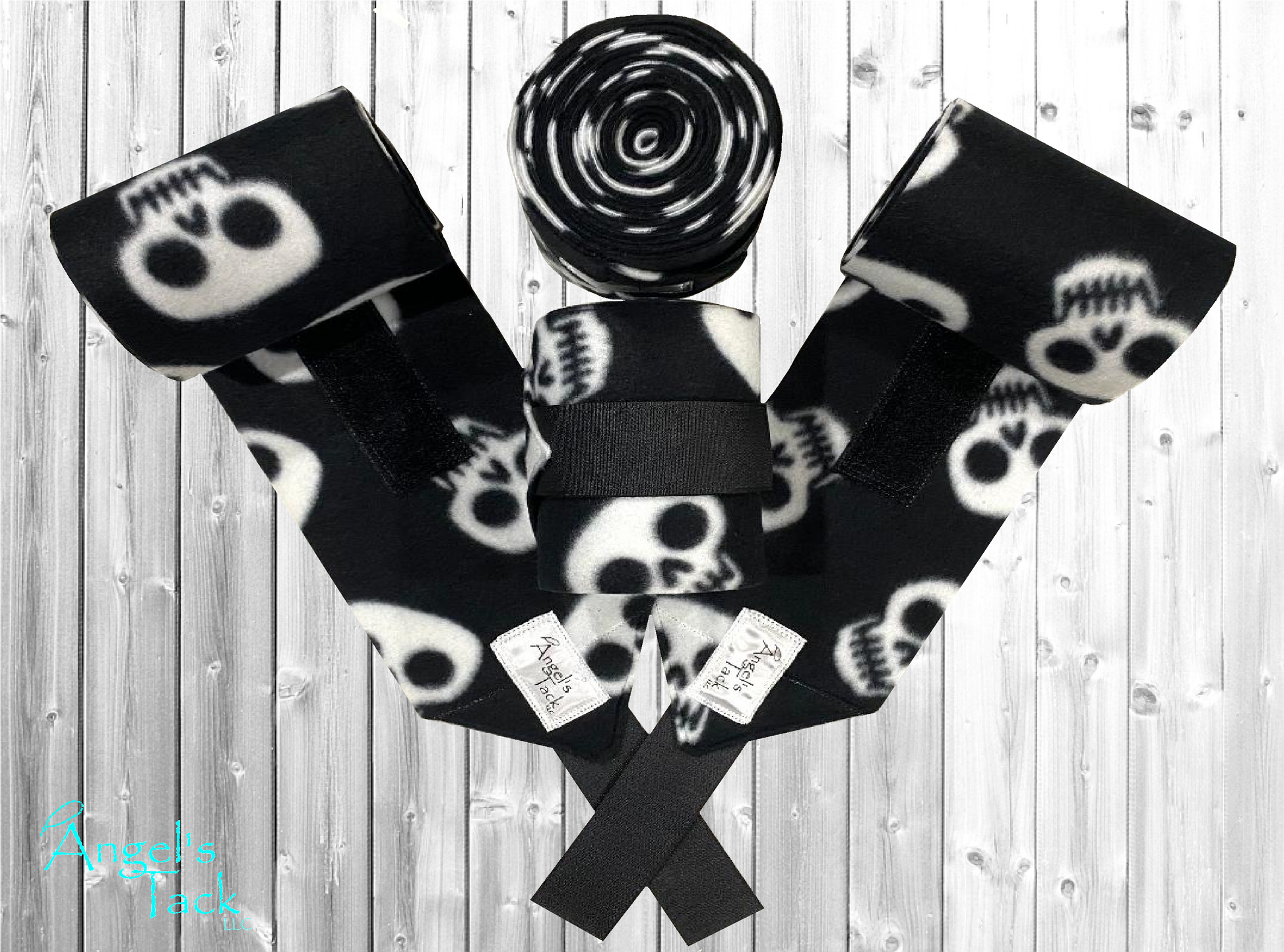 Skull print polo wraps