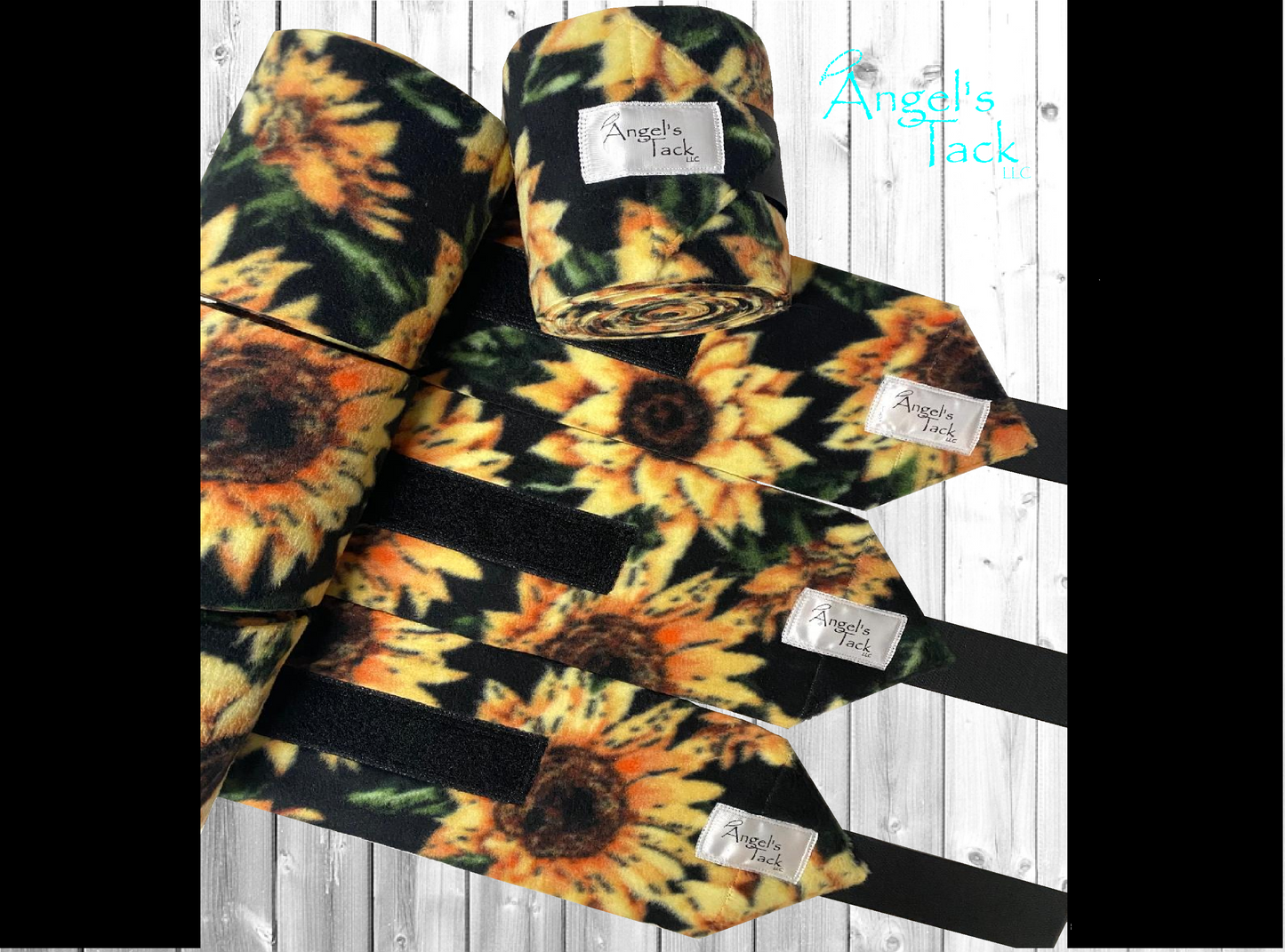 Sunflower polo wraps, unrolled