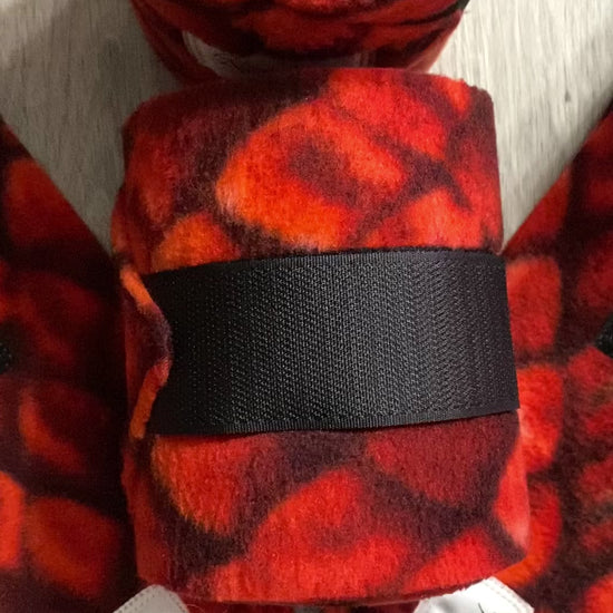 Red dragon scale polo wraps video