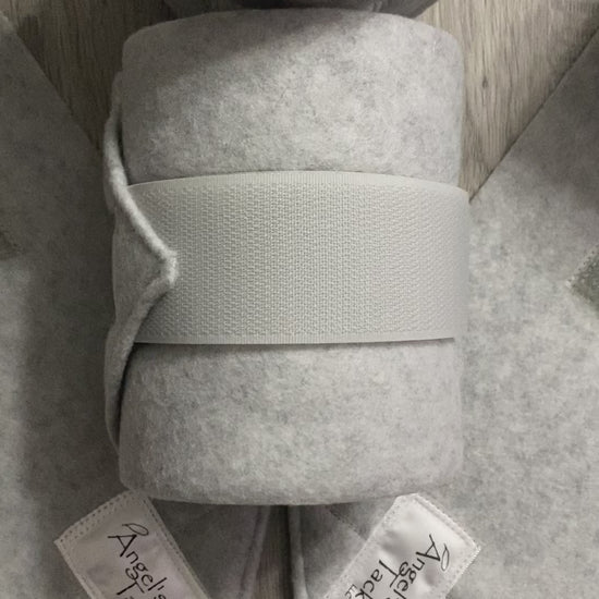 Grey polo wraps
